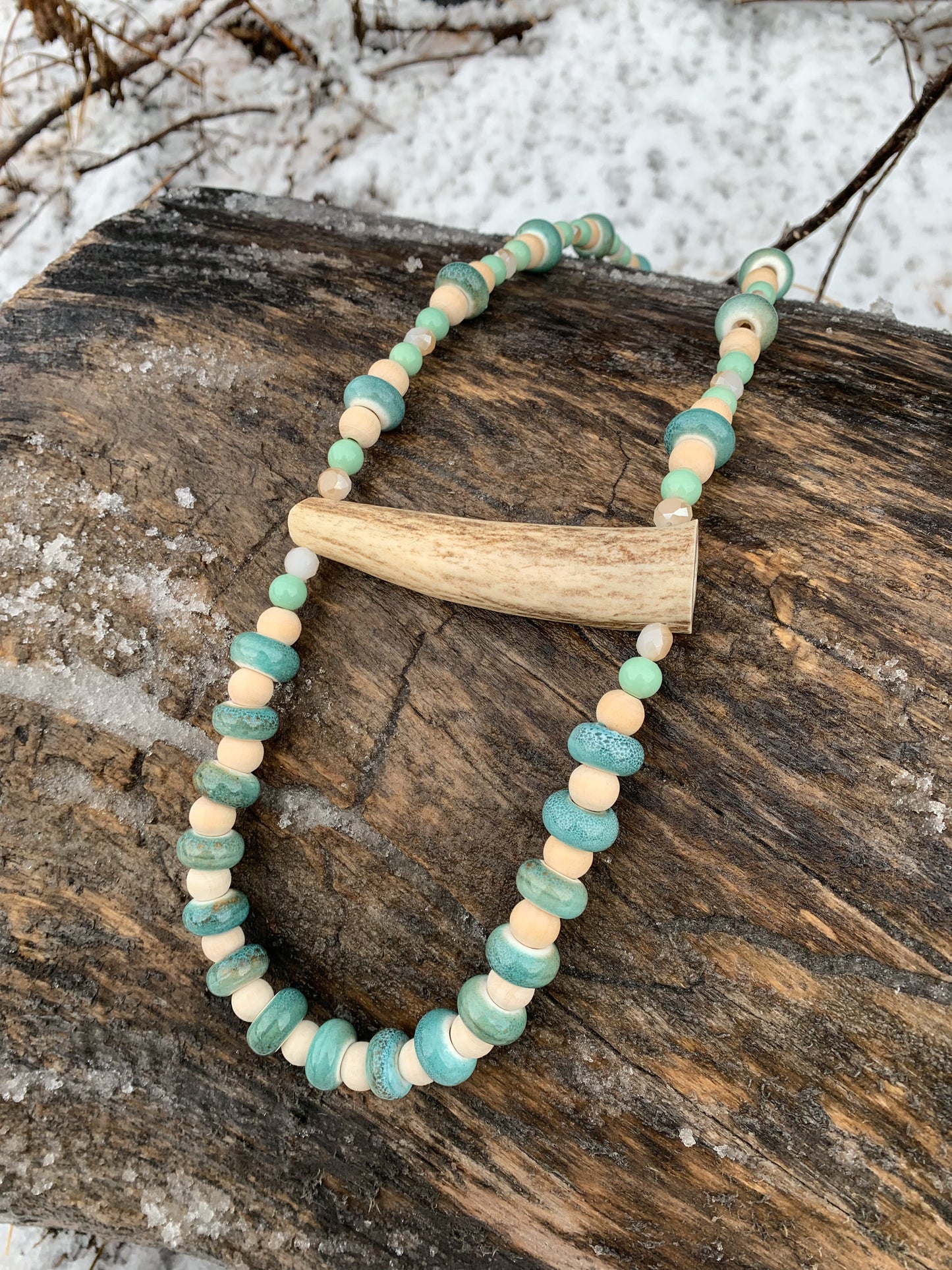 Maya Bay Antler Necklace