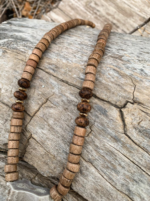 Cottonwood Falls Antler Necklace