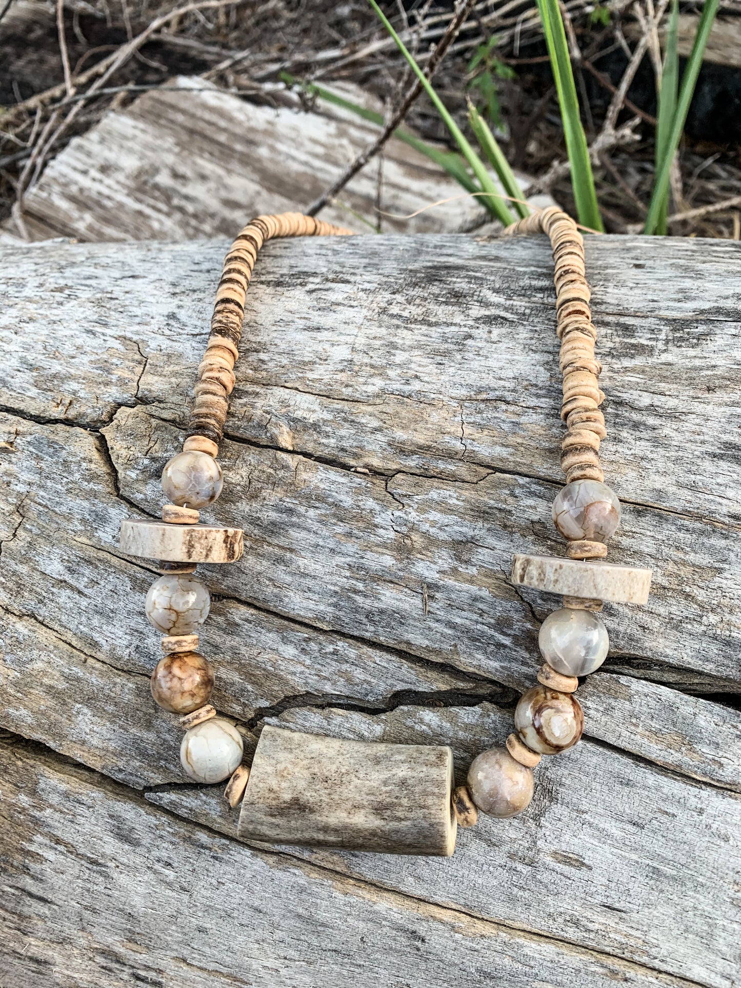 River Bed Antler Necklace